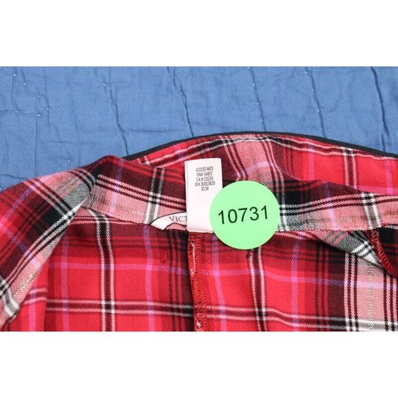 Victoria's Secret One Piece Romper Pjs Pajamas Lumberjack Plaid Soft Flannel XS - Picture 9 of 9